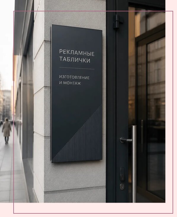 Рекламные таблички в Прохладном по цене от 4875 р. | Аванза-Прх