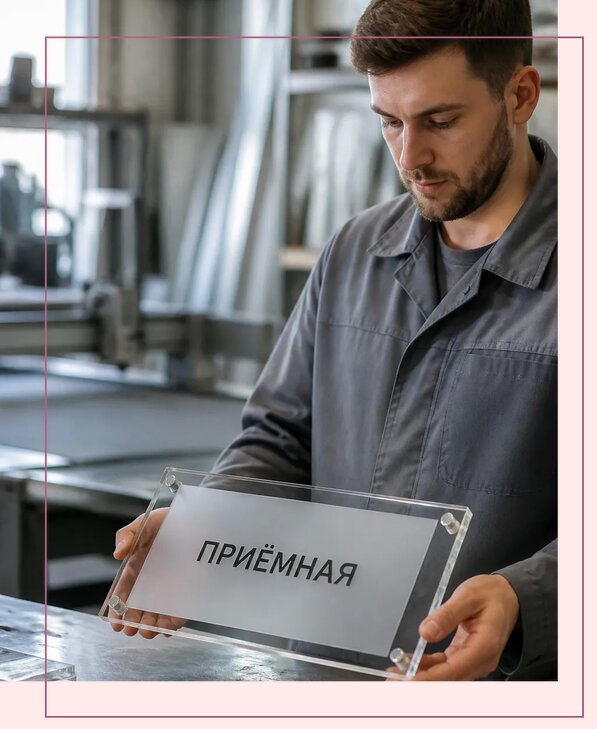 Таблички из оргстекла на заказ в Прохладном от 4225 р. | Аванза-Прх
